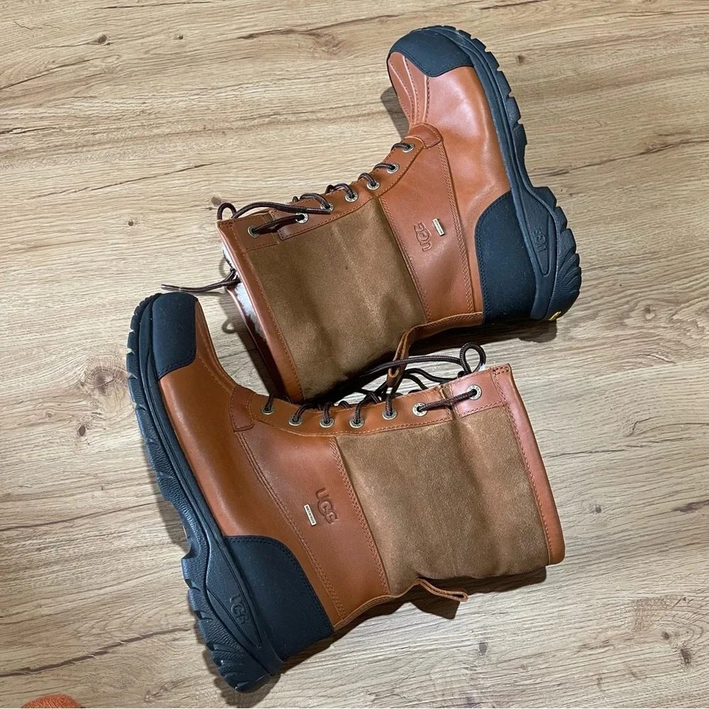 Mens UGG® Butte Boot - Tan/Brown/Black Size 9